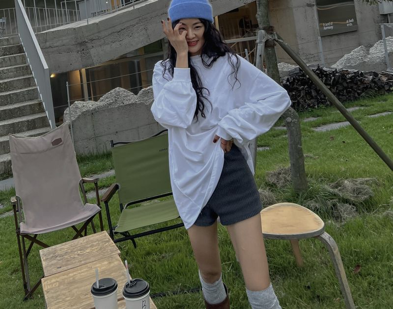 Soft and soft knit shorts