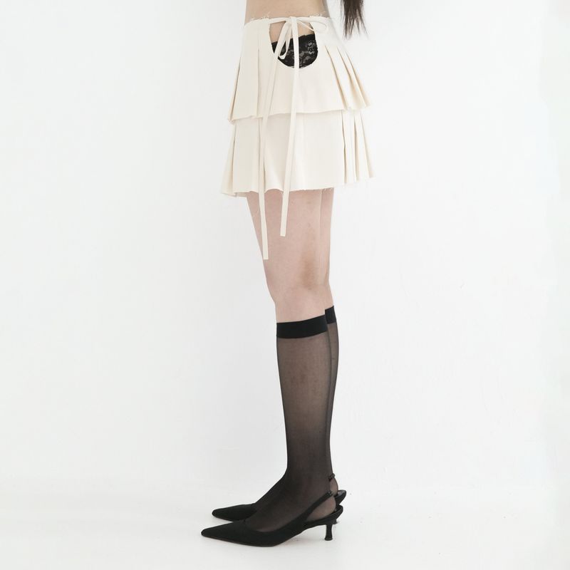 [MADE] Double Pleats Skirt 003