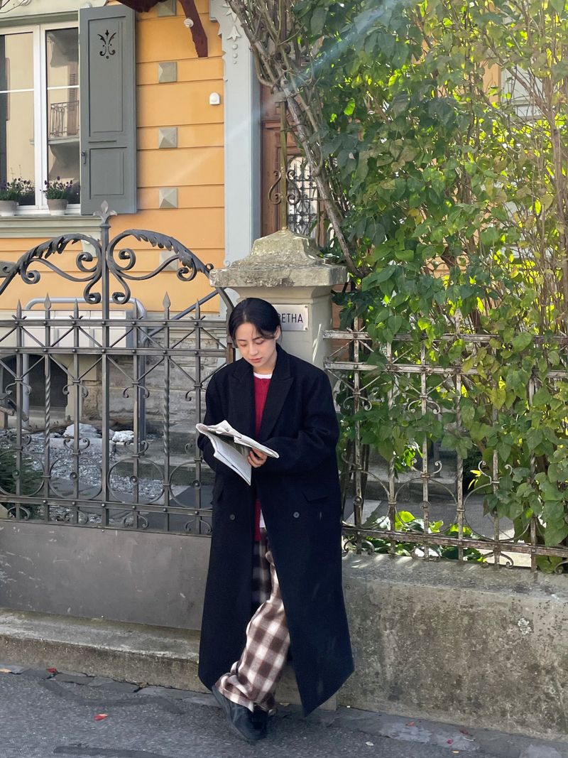Eiffel length double maxi coat 