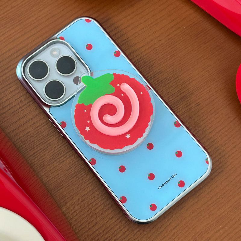 Nineteenfriday（ナインティーンフライデー）の「[MagSafe] 3D ラッキーローリング フォングリップ ポップソケット トック（スマホグッズ/小物）」