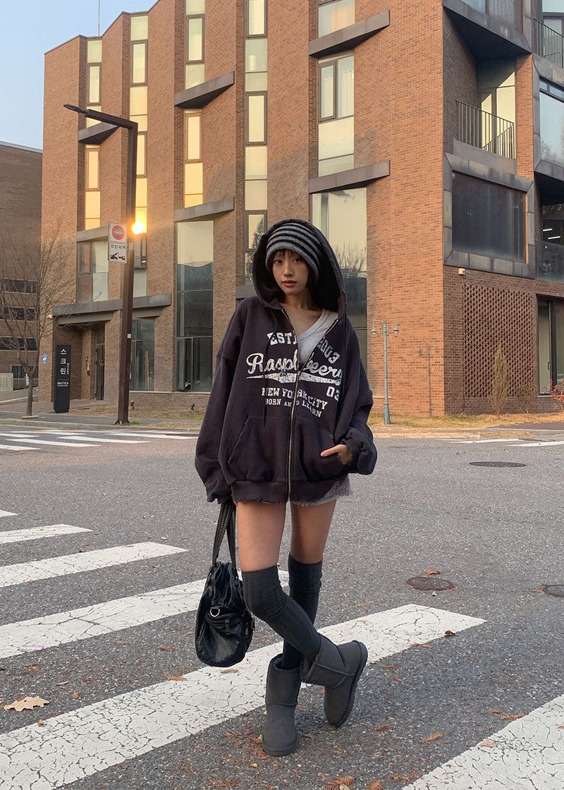 VINTAGE HOOD ZIP-UP