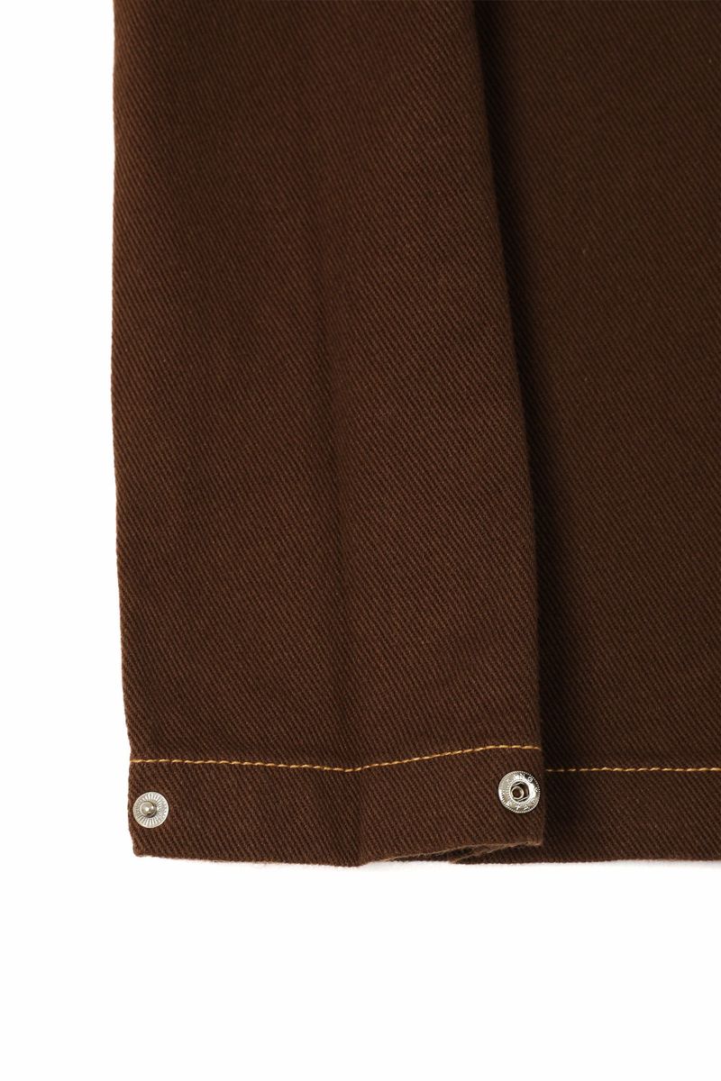 Balloon Pintuck Pants [Brown]