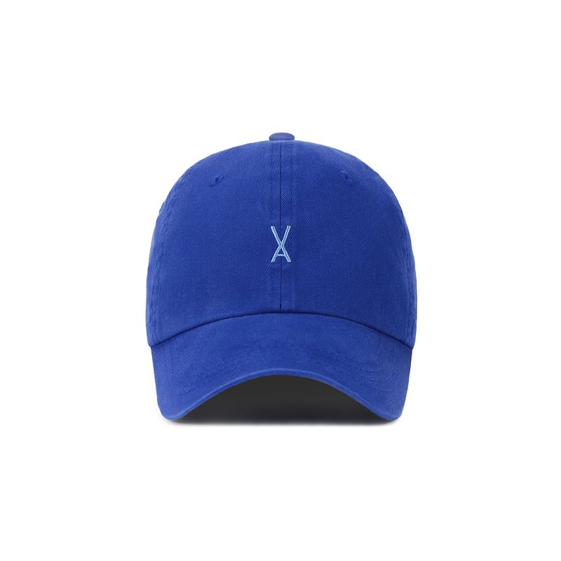 Varzar Logo Over Fit Chino Ball Cap Blue