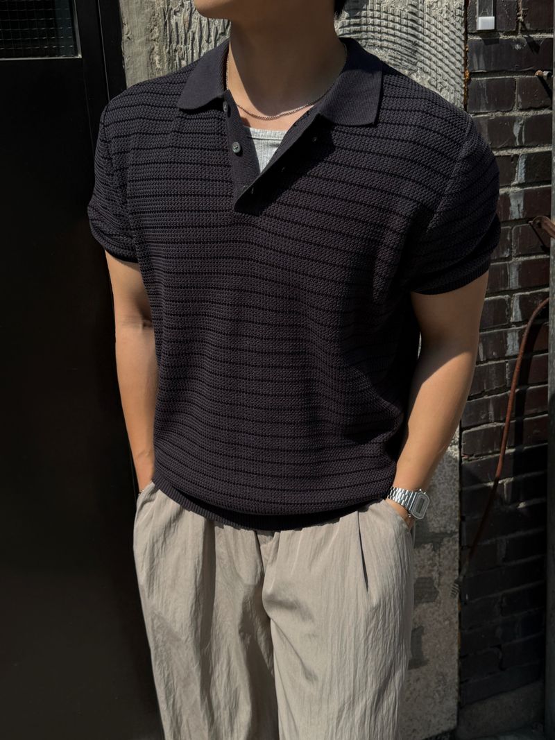 Heaton dangara burton collar knit