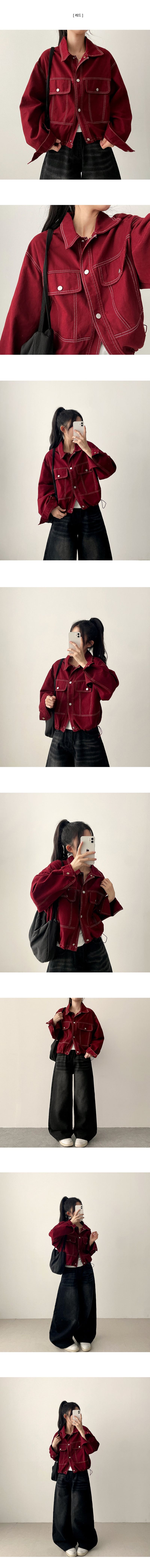The Cue Stitch String Cotton Jacket