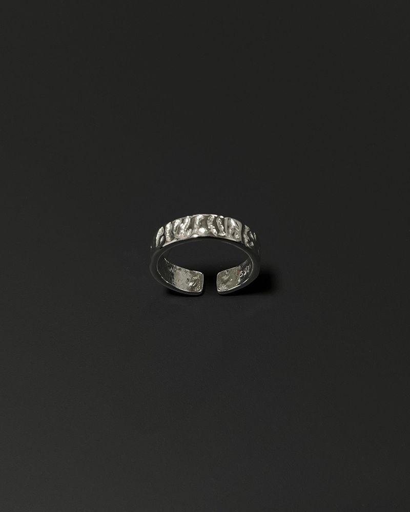 wrinkle ring (925silver)