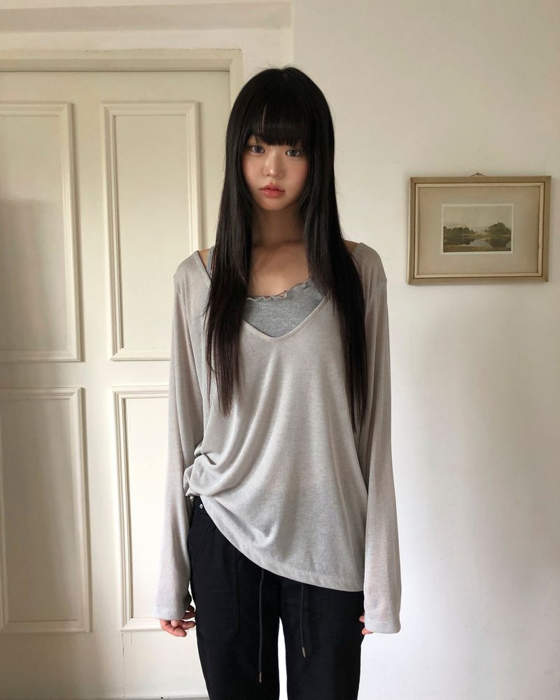 Kajul Sheer Long-Sleeve T-Shirt