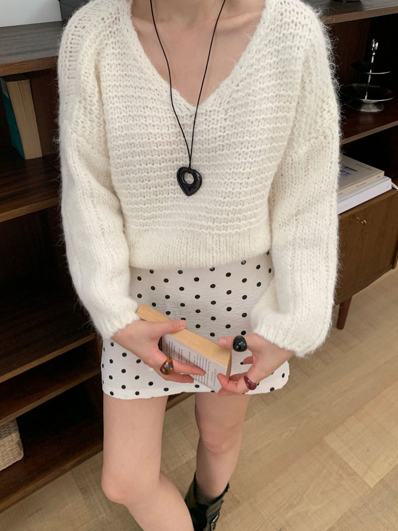[MADE] Polyton Dot Skirt