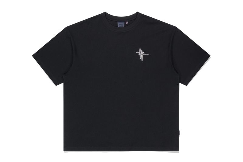 VOLUME LOGO FLOWER TEE SHIRT
