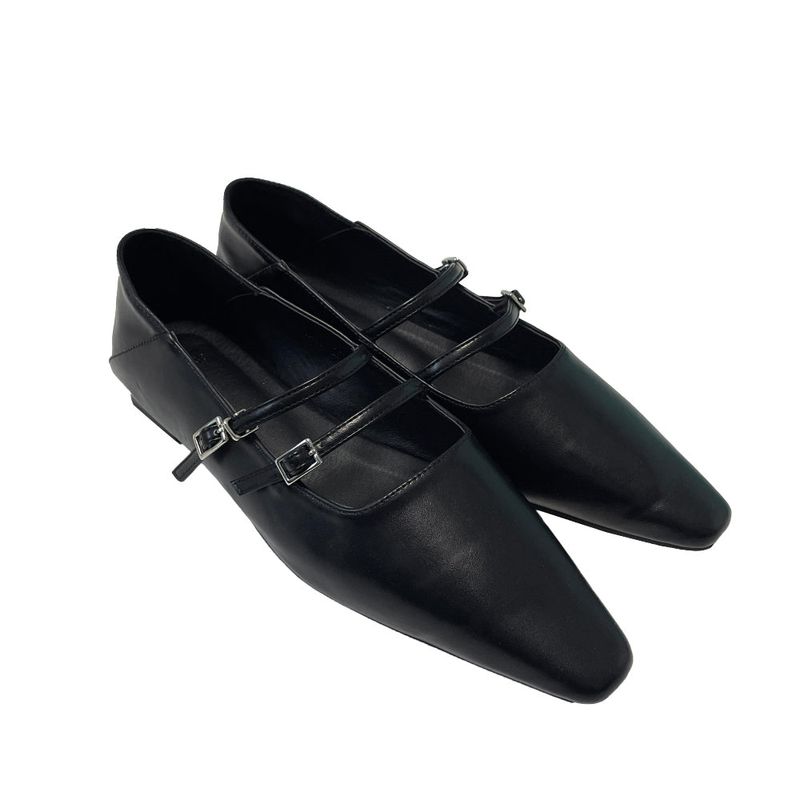 Strap flat shoes