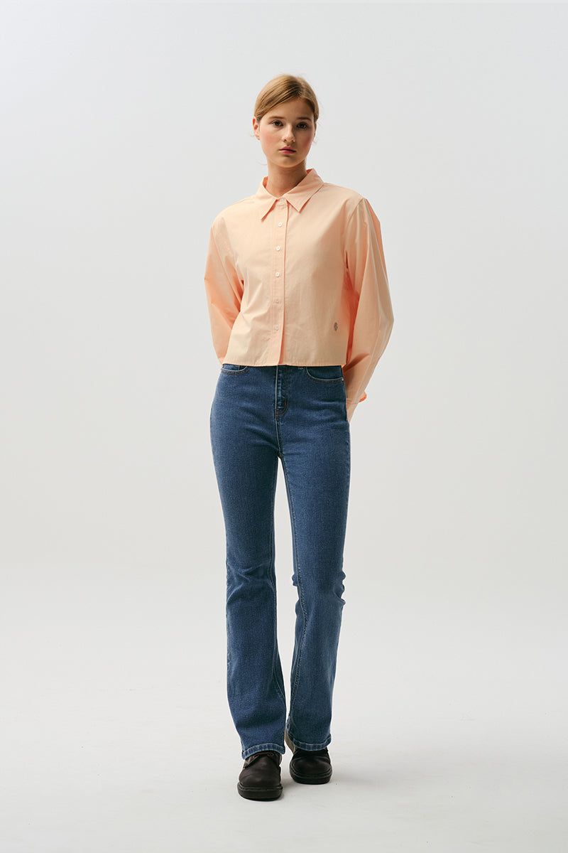 KIRSH（キルシー）の「CHERRY BOOTS CUT DENIM PANTS [DARK BLUE]（Pants）」