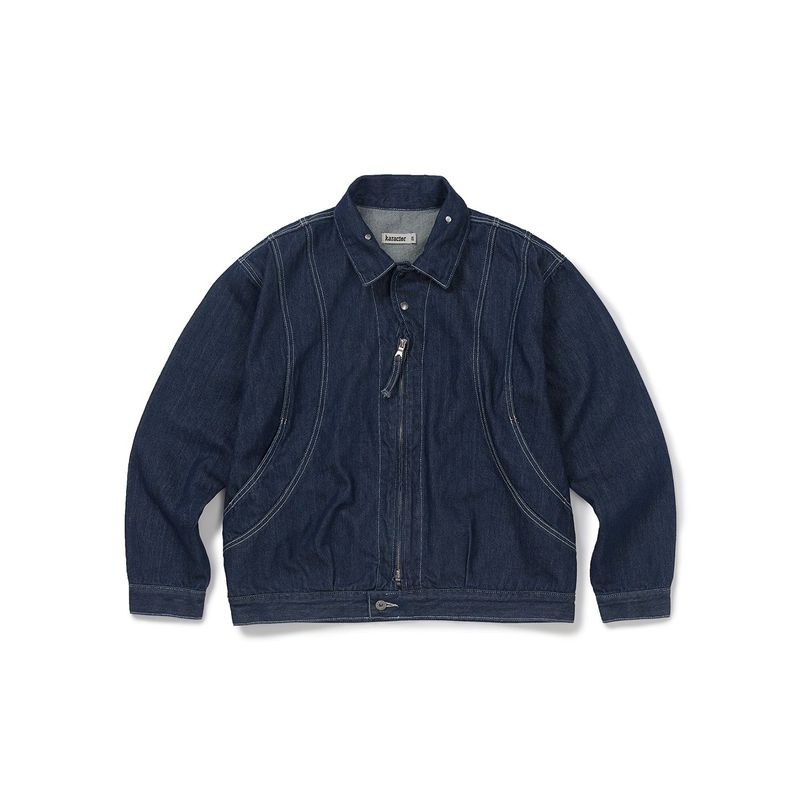 karactor（カラクター）の「Arc panel denim blouson / Indigo（Jackets/Outerwear）」
