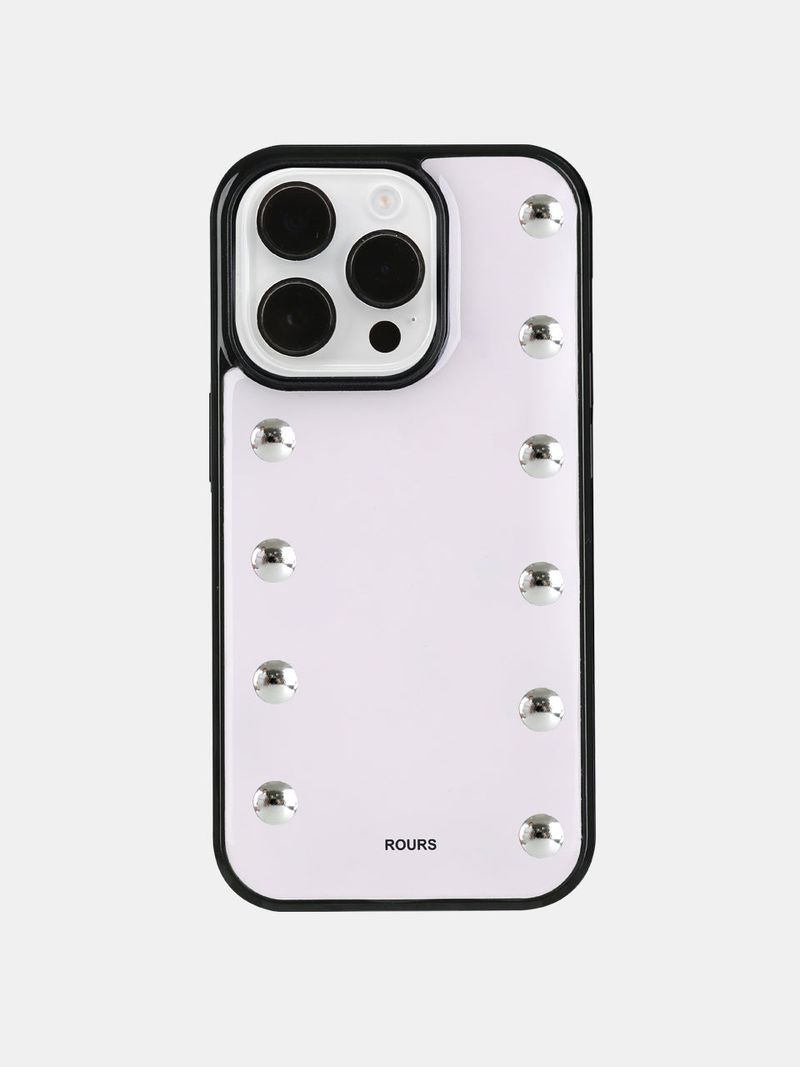 ROURS（ラウォルズ）の「line stud case (pink)（Smartphone Accessories）」