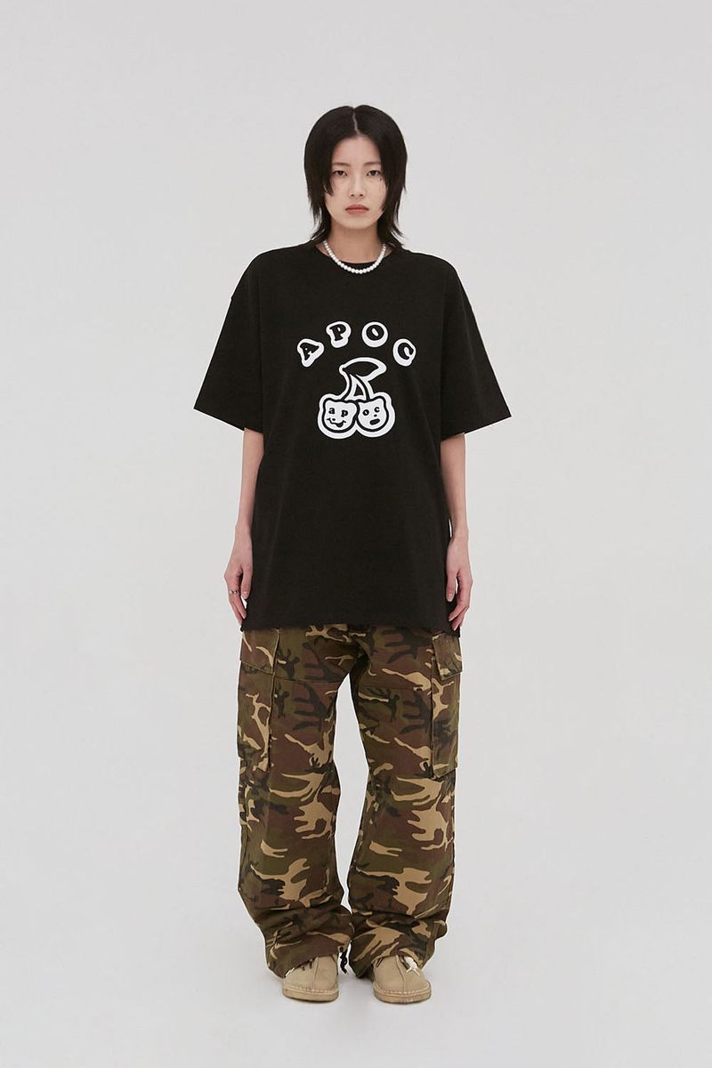 Cherry Bear Tee_Black