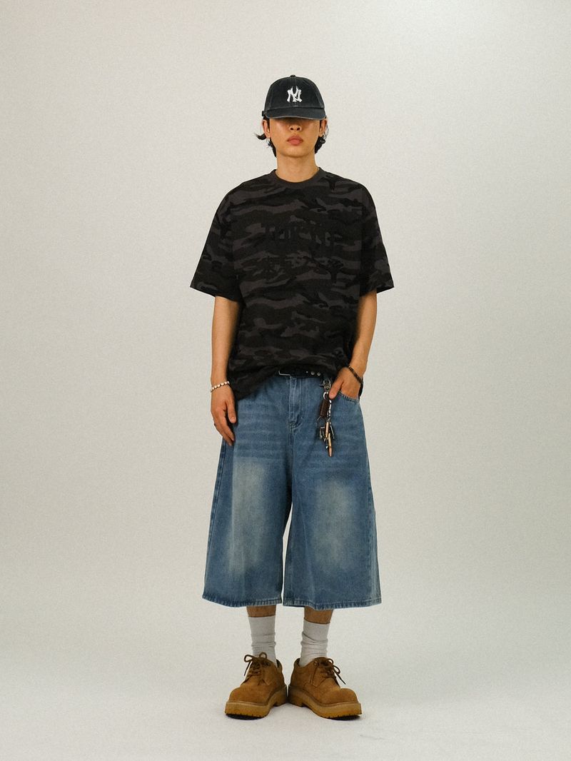 WD カモレタリングハーフTシャツ
