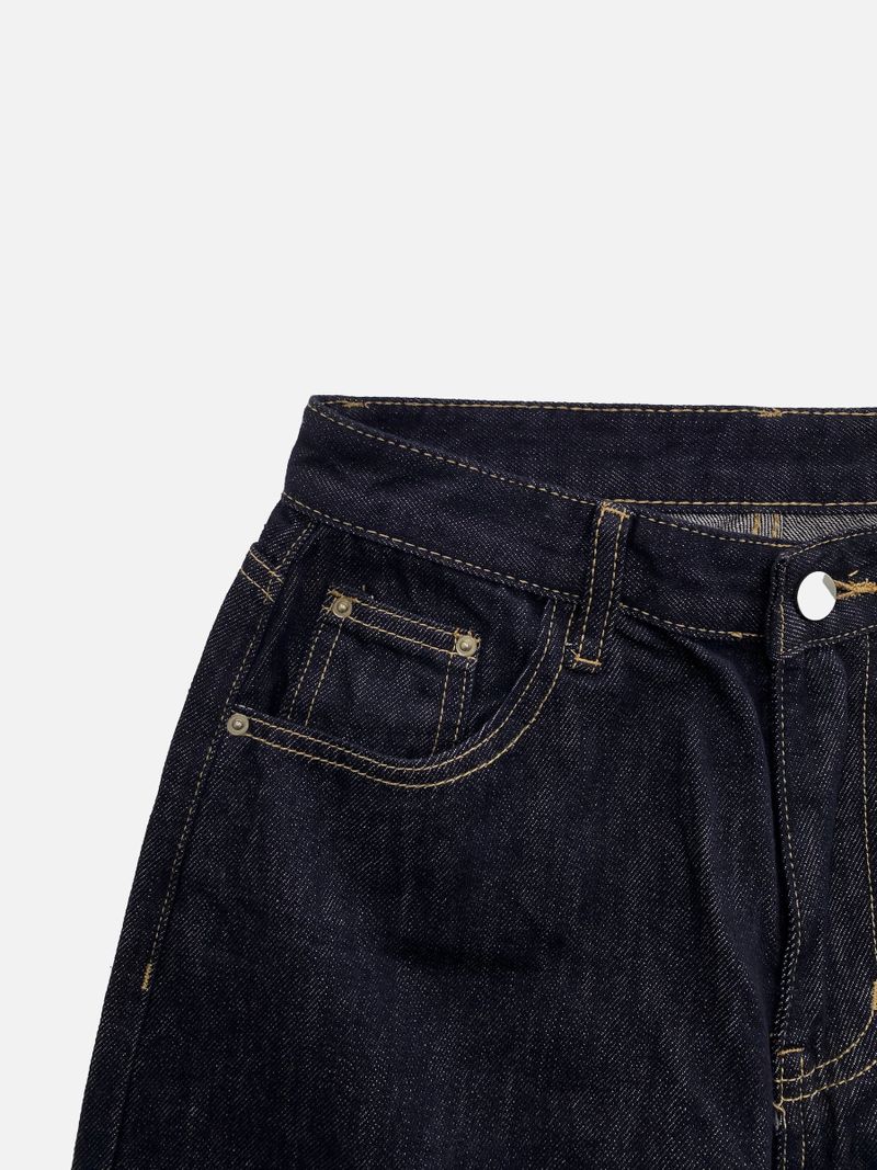 Bridge Roll-Up Raw Wide Pants (2c)