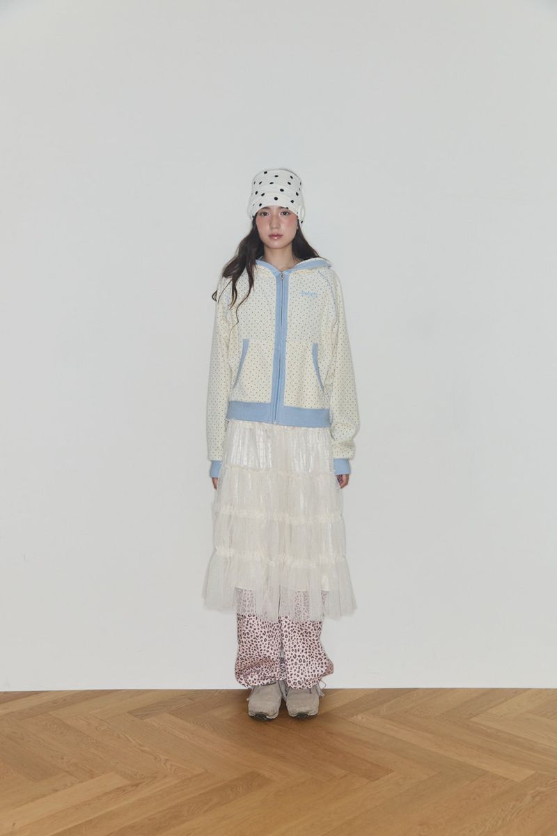 BABY DOT TULLE SKIRT (YELLOW)