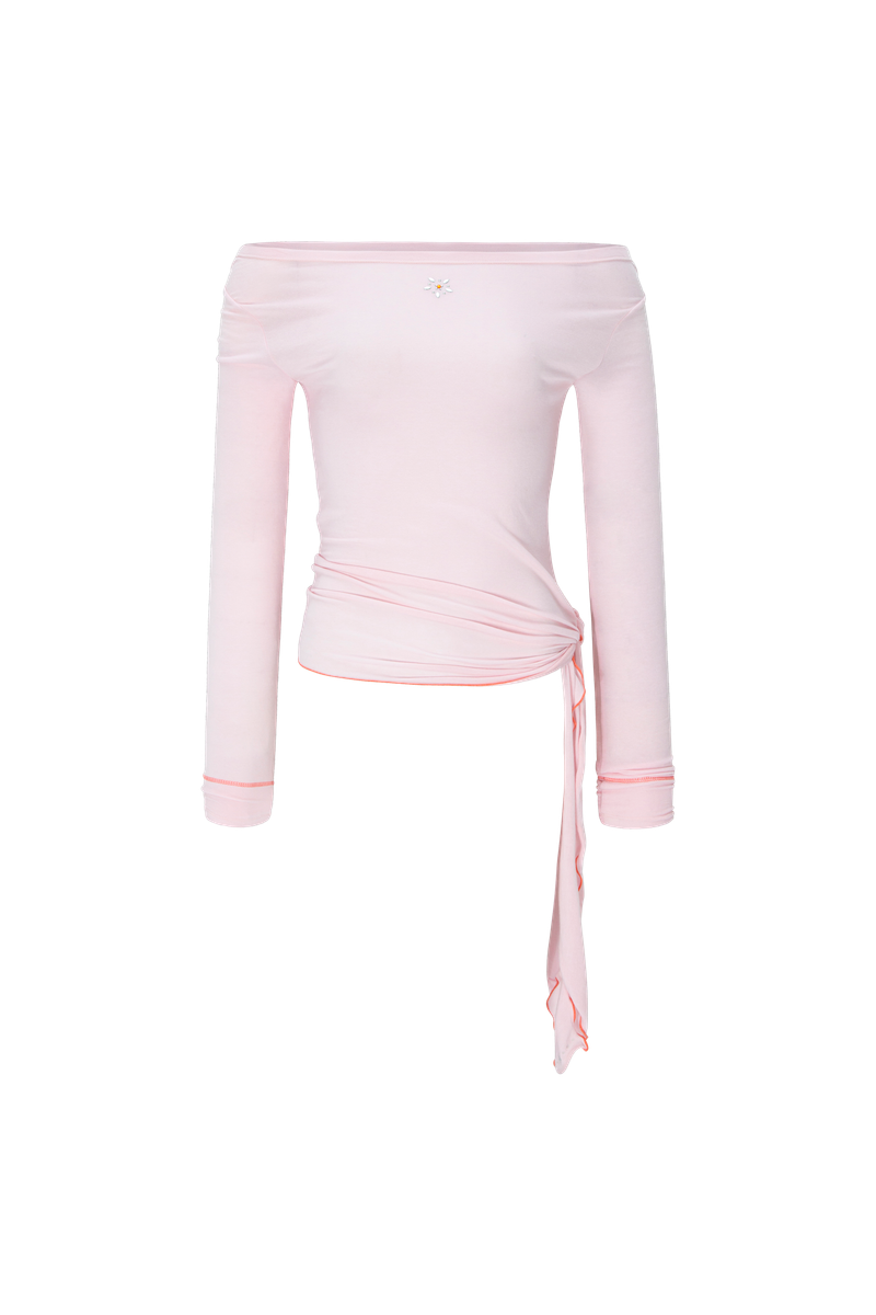 Star unbalance top pink