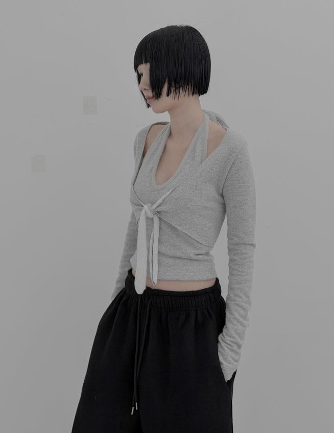 Marsh Fur Halter Neck Sleeveless