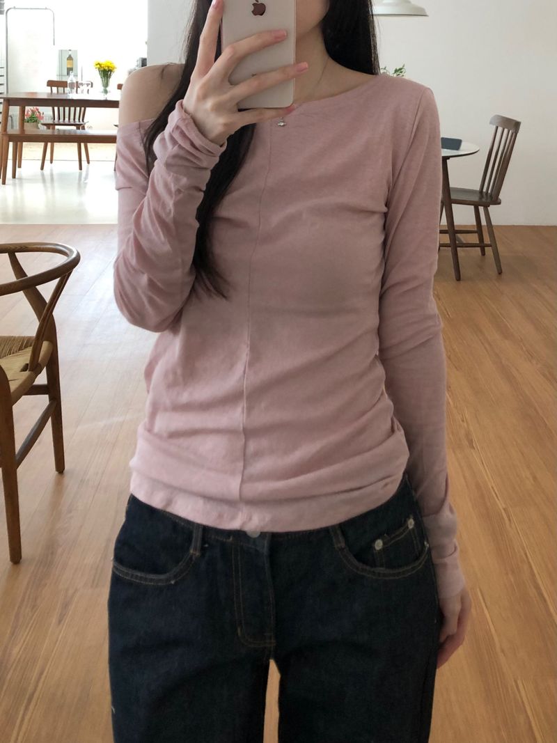 Lizzy Unbalanced T-shirt (4 colors)