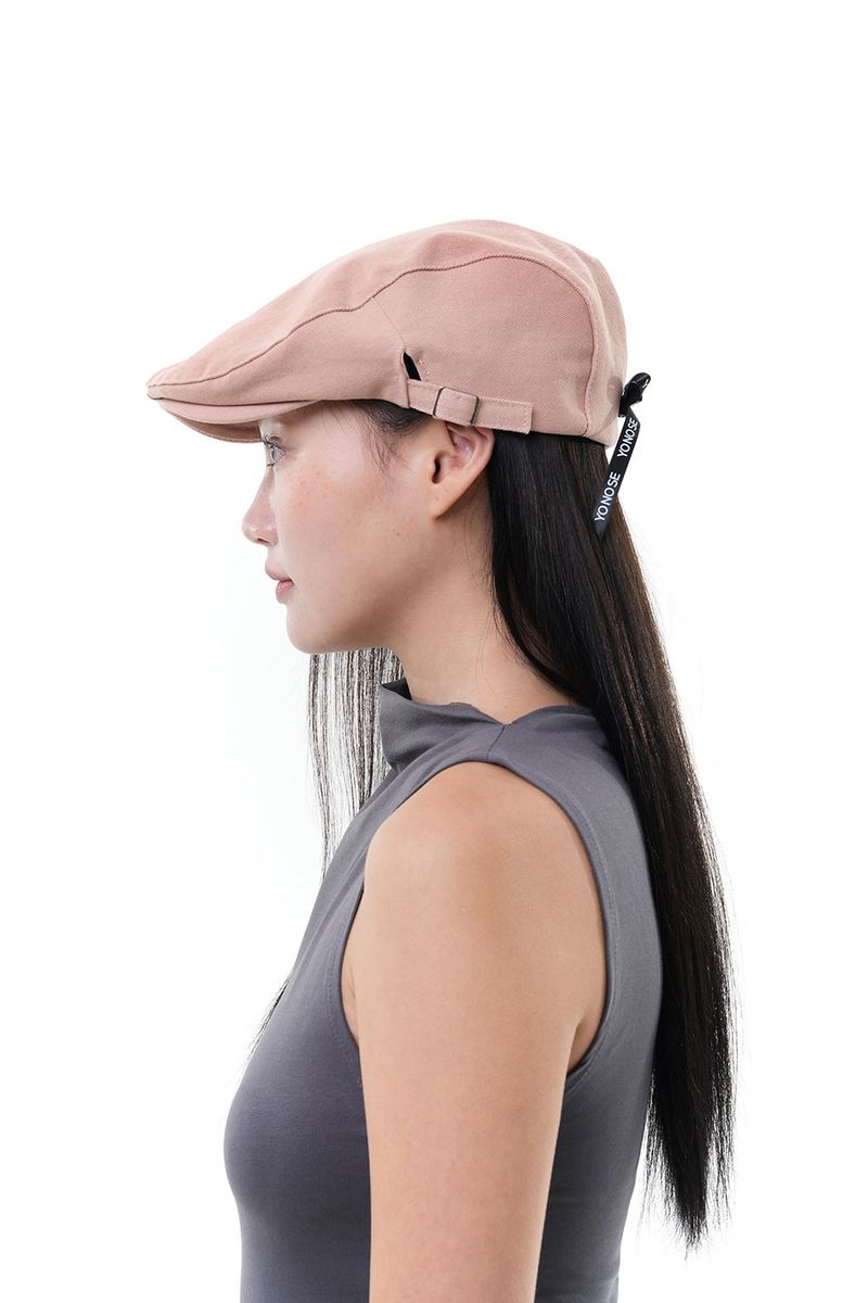 RIBBON HUNTING CAP / PINK