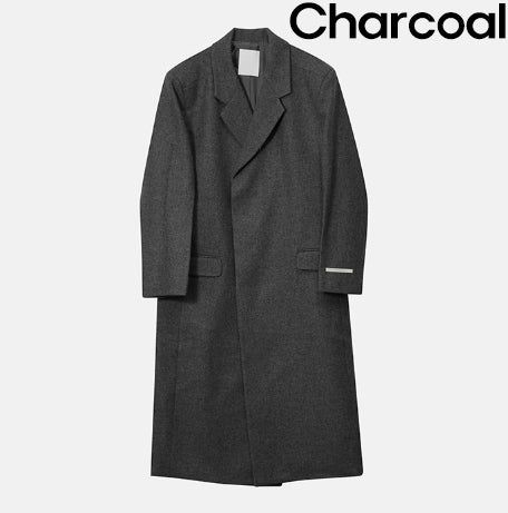 Melton Maxi Wool Overcoat