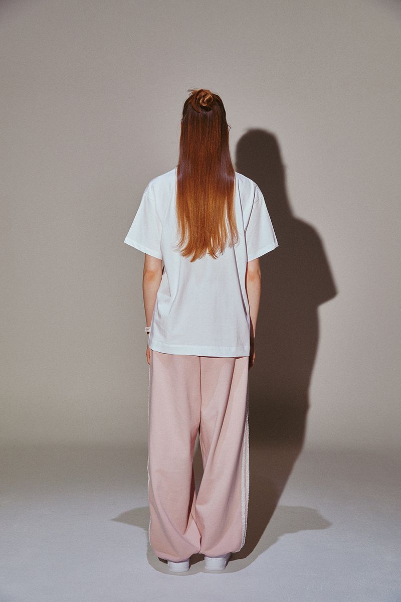 Signature Logo Graphic Hotfix T Pink