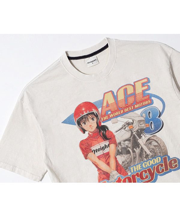 OC Ace Motors EC Washed Tee (Ecru)