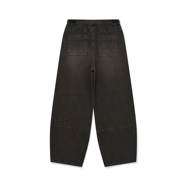 Wallet denim pants / Vintage black