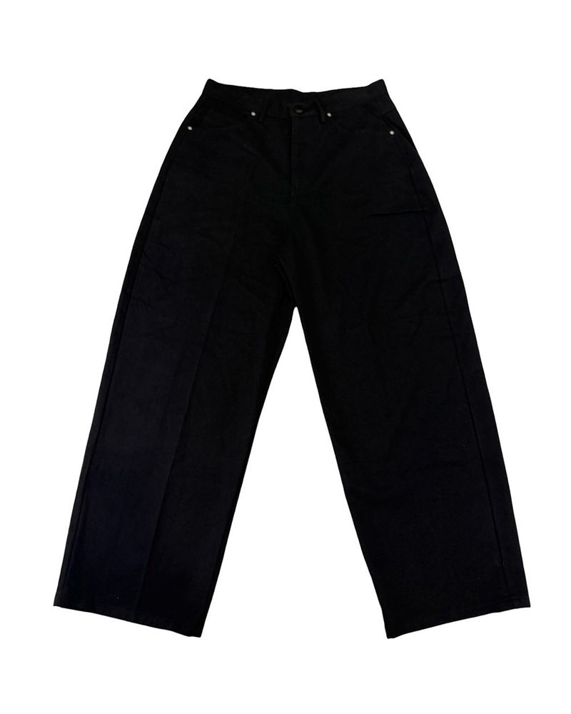 Bino Curved Wide Cotton Pants