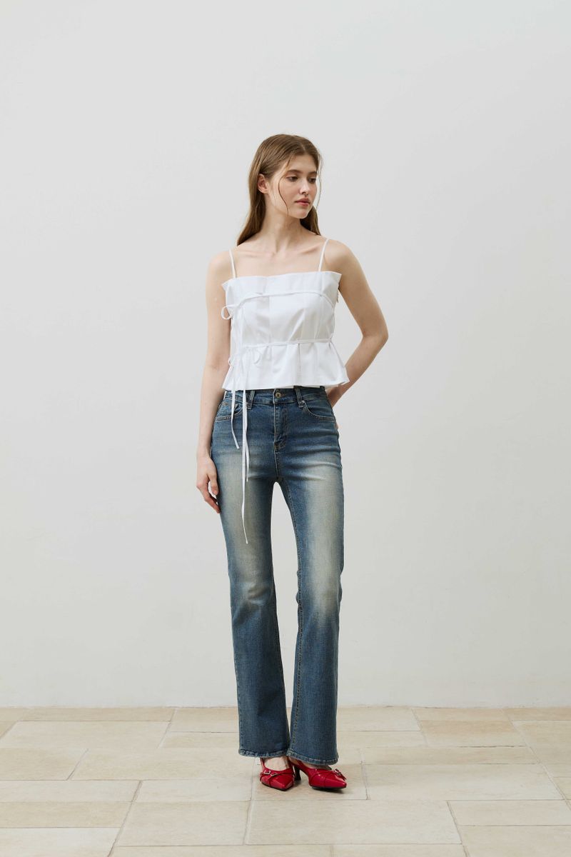 ROEL BOOTCUT DENIM PANTS / BLUE