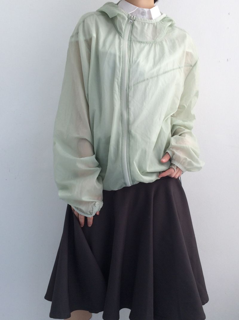 A-line rose flare skirt