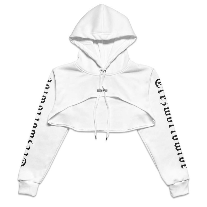 BE TREZ HIGH CROPPED HOODIE