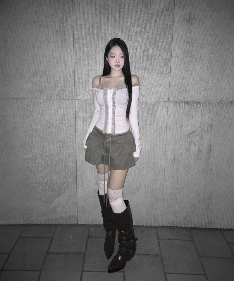 rael frill tee (3colors)