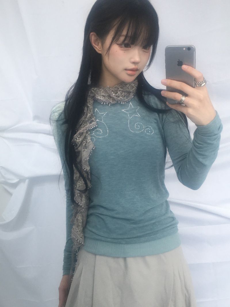 ner.ui.bin（ノエビン）の「Starbiz Slim T-shirt（Tops）」