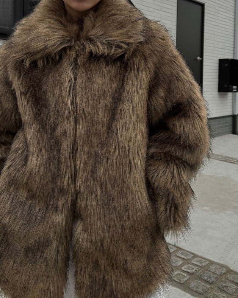 Wild fur jacket