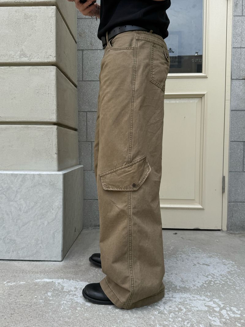 Onew vintage washing cargo pants