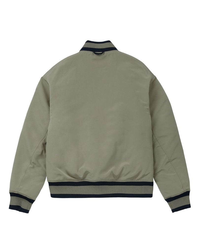 In-Holiday Varsity Jacket _Sand Beige