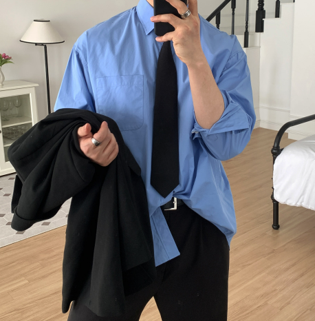 Nomace Color Basic Cotton Shirt