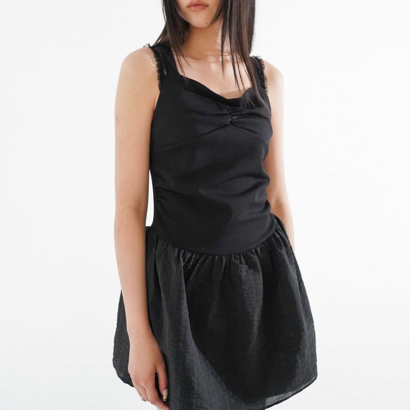 Shell line 3-way dress 001
