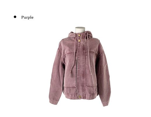 Coron Pigment Over Hood Jacket