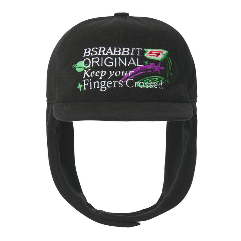BSRABBIT(ビエスラビット)の「BSRABBIT OG EARFLAP HAT BLACK(Hats)」