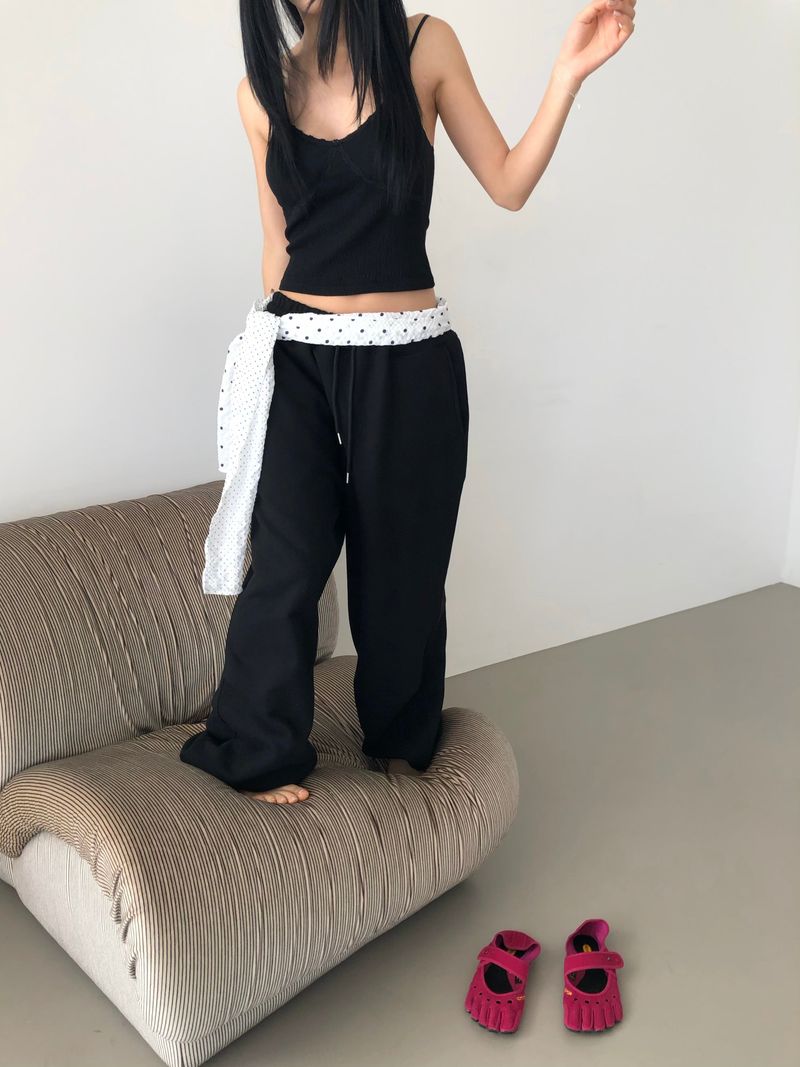 Basic Wide Sweat Pants