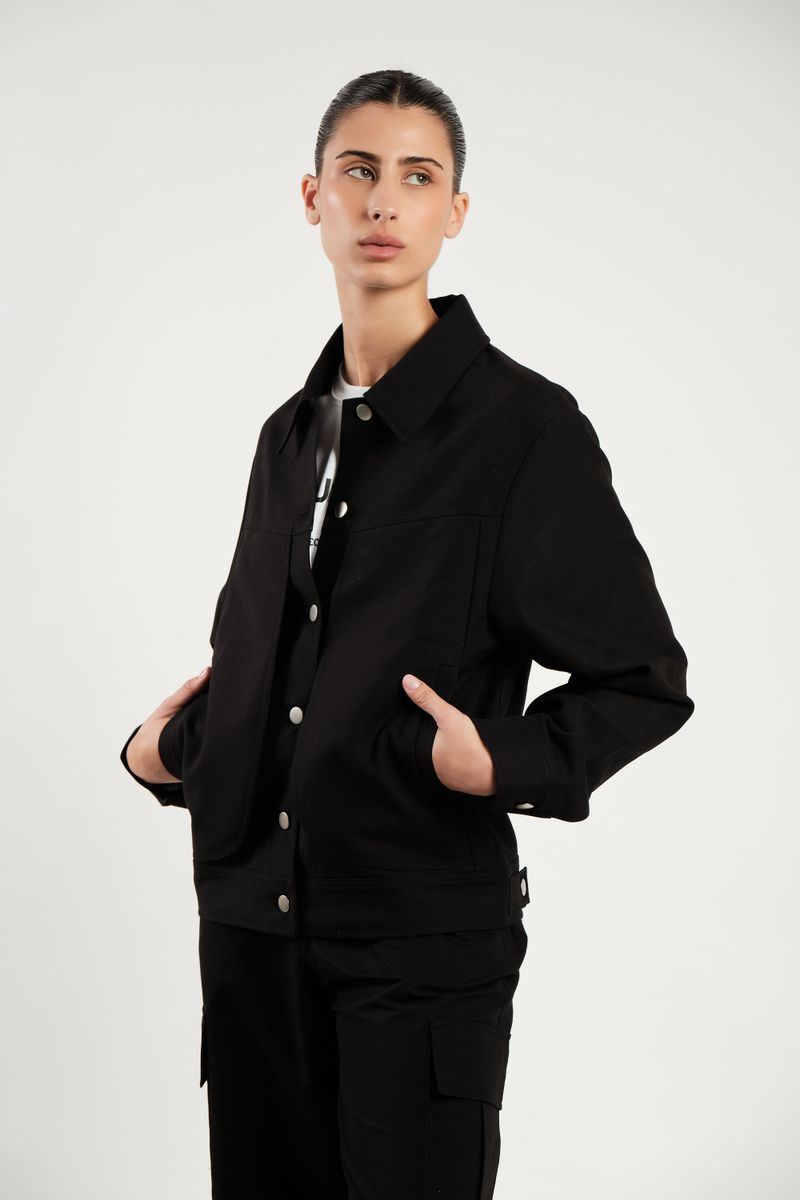 WING POCKET JACKET [BLACK]