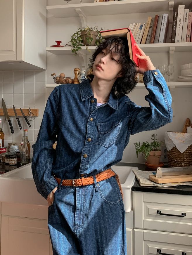Rockins ST Crop Denim Jacket