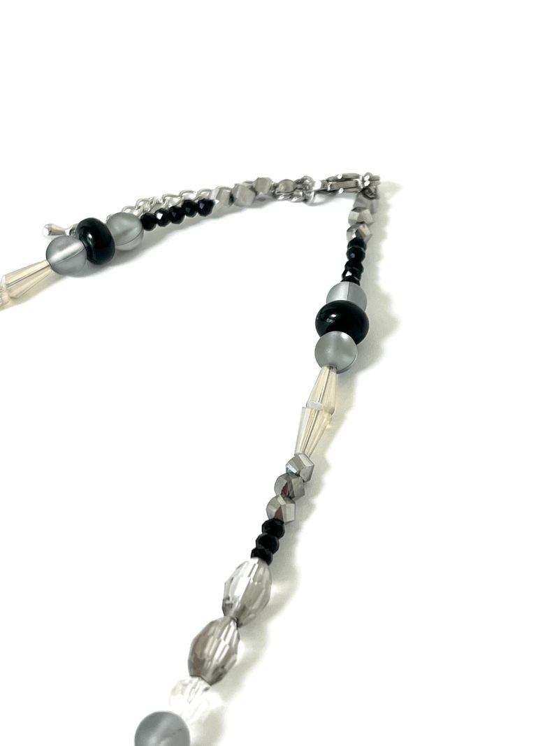 MADE aqua black necklace