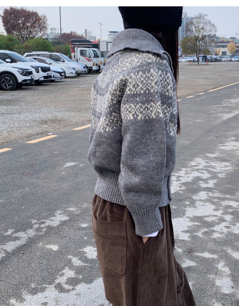 Nordic cardigan(4colors)