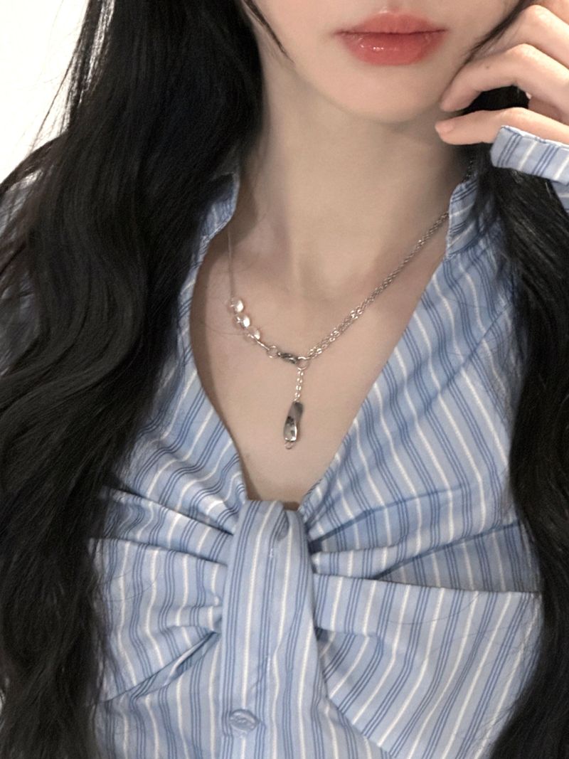 aqua necklace(clear)