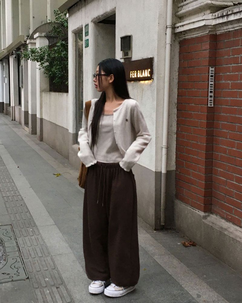 Candy Frill Knit Cardigan