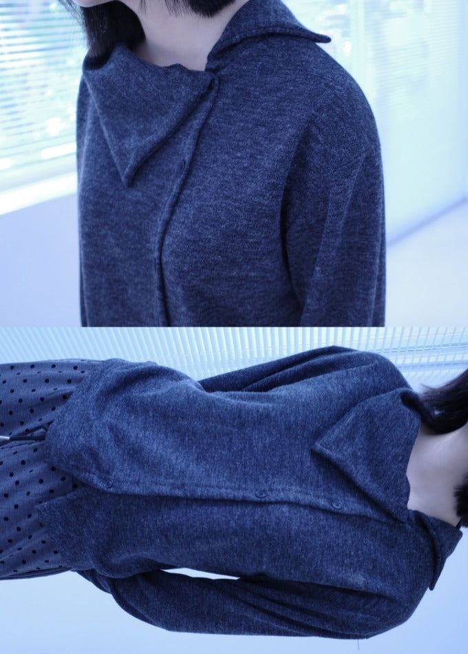 myorang（ミョラン）の「Yuse unbal button cardigan（Tops）」